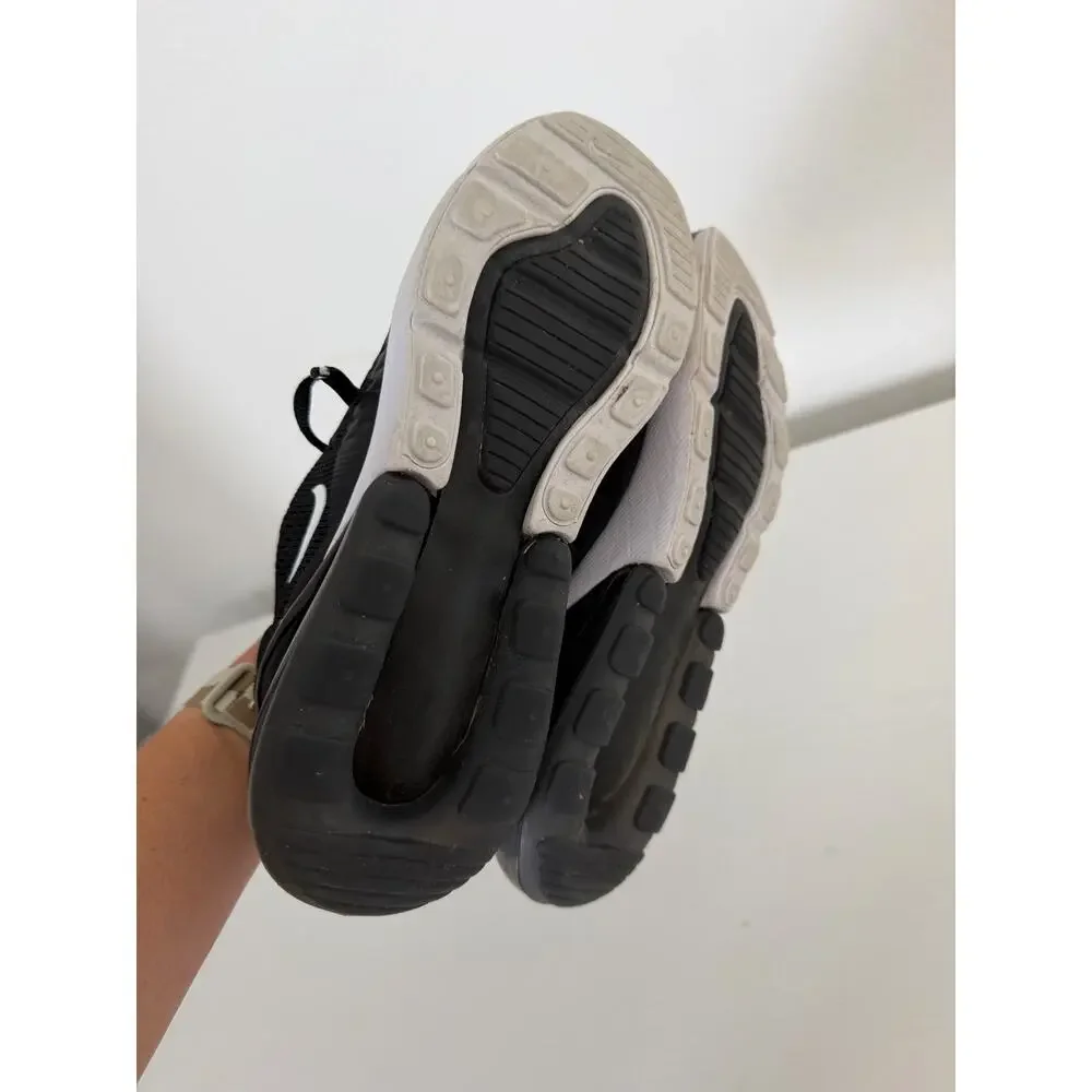 Nike Air Max 270 GS Sneakers Black White Foam Air sole Womens Size 7.5